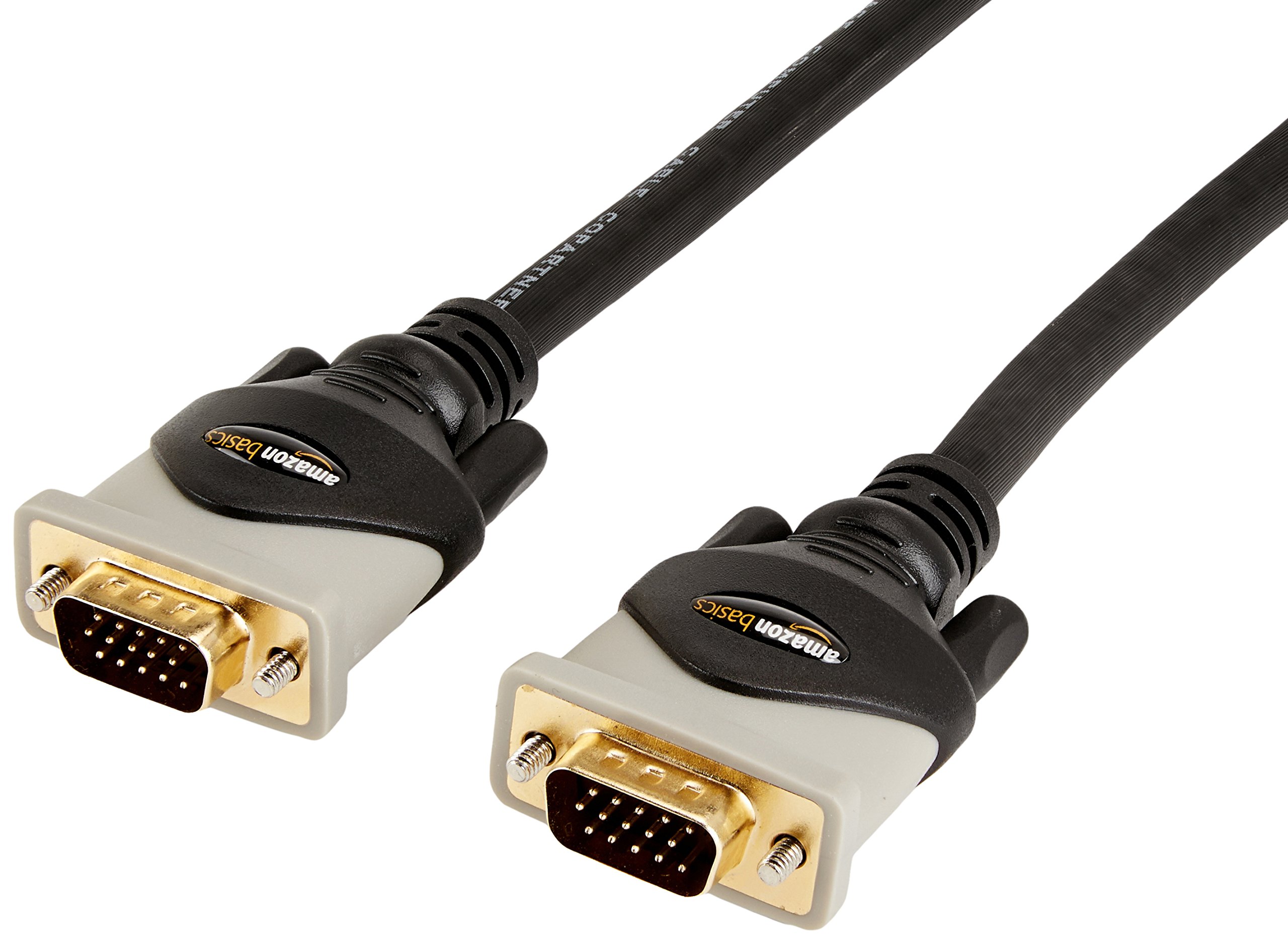 AmazonBasics VGA-auf-VGA-Kabel, 3 m, 15-polig (Full HD 1080p)