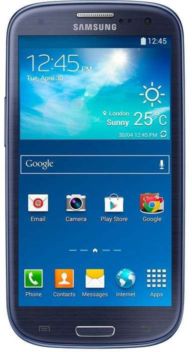 Samsung Galaxy S3 Neo Smartphone 12,19cm Pixel (4,8 Zoll) HD Super AMOLED-Display, 16GB interner Speicher, 1,5GB RAM, Android, Blau