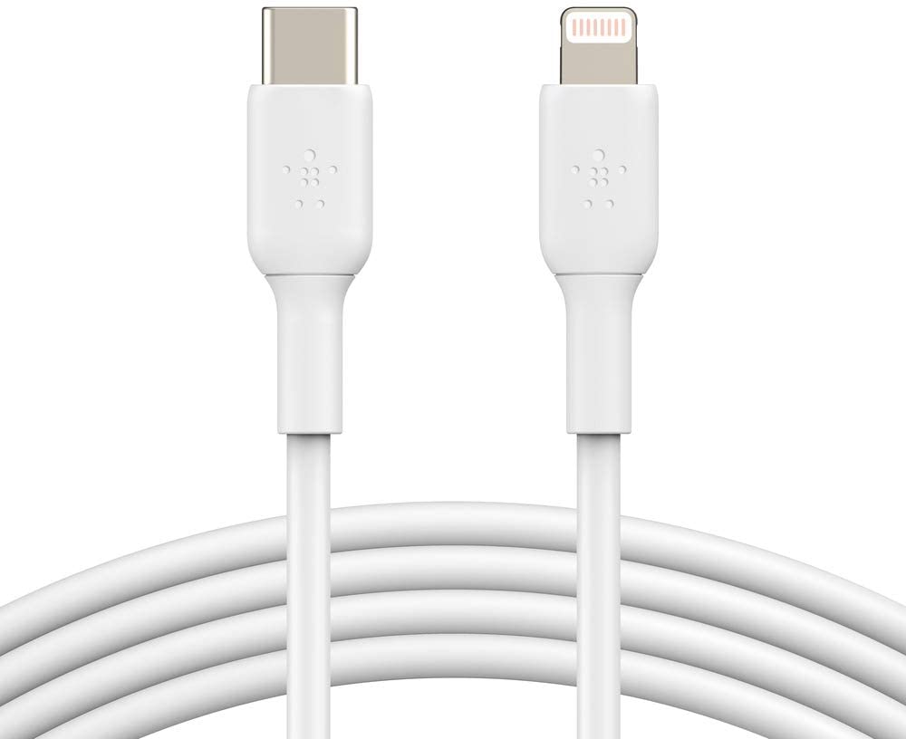 Belkin Lightning/USB-C Kabel PVC, 1 m, weiß