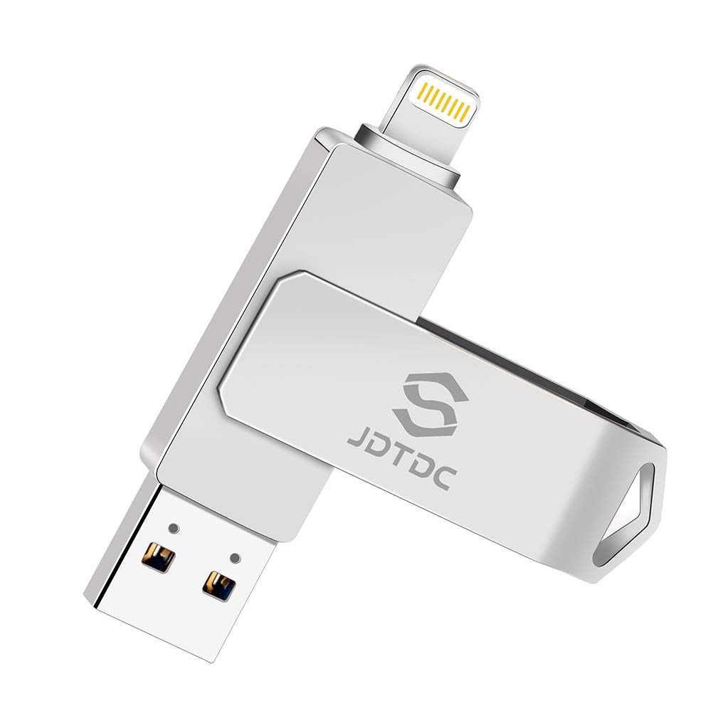 USB Flash Drive für iPhone Speicher für iPhone Lightning Flash Memory iOS USB Flash Drive Lightning USB Flash Drive Externer Speicher für iPhone iPad 64GB Apple Zertifiziert 128GB