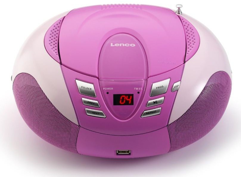 Lenco Radio mit CDMP3Player SCD37 Tragbares UKWMW Radio mit USB