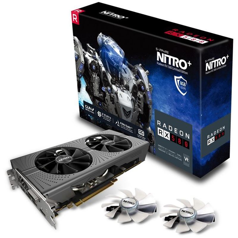 Sapphire Nitro+ Radeon RX 580 8GD5 Limited Edition, 8GB GDDR5, full retail (11265-00-40G)