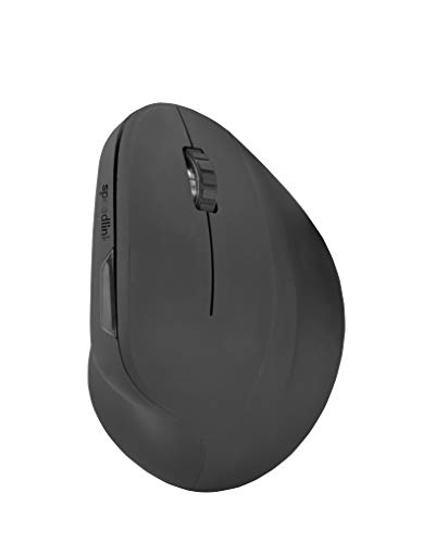 Speedlink PIAVO Ergonomic Vertical Mouse - Haltungsfördernde Form - Gummierte Oberfläche, schwarz