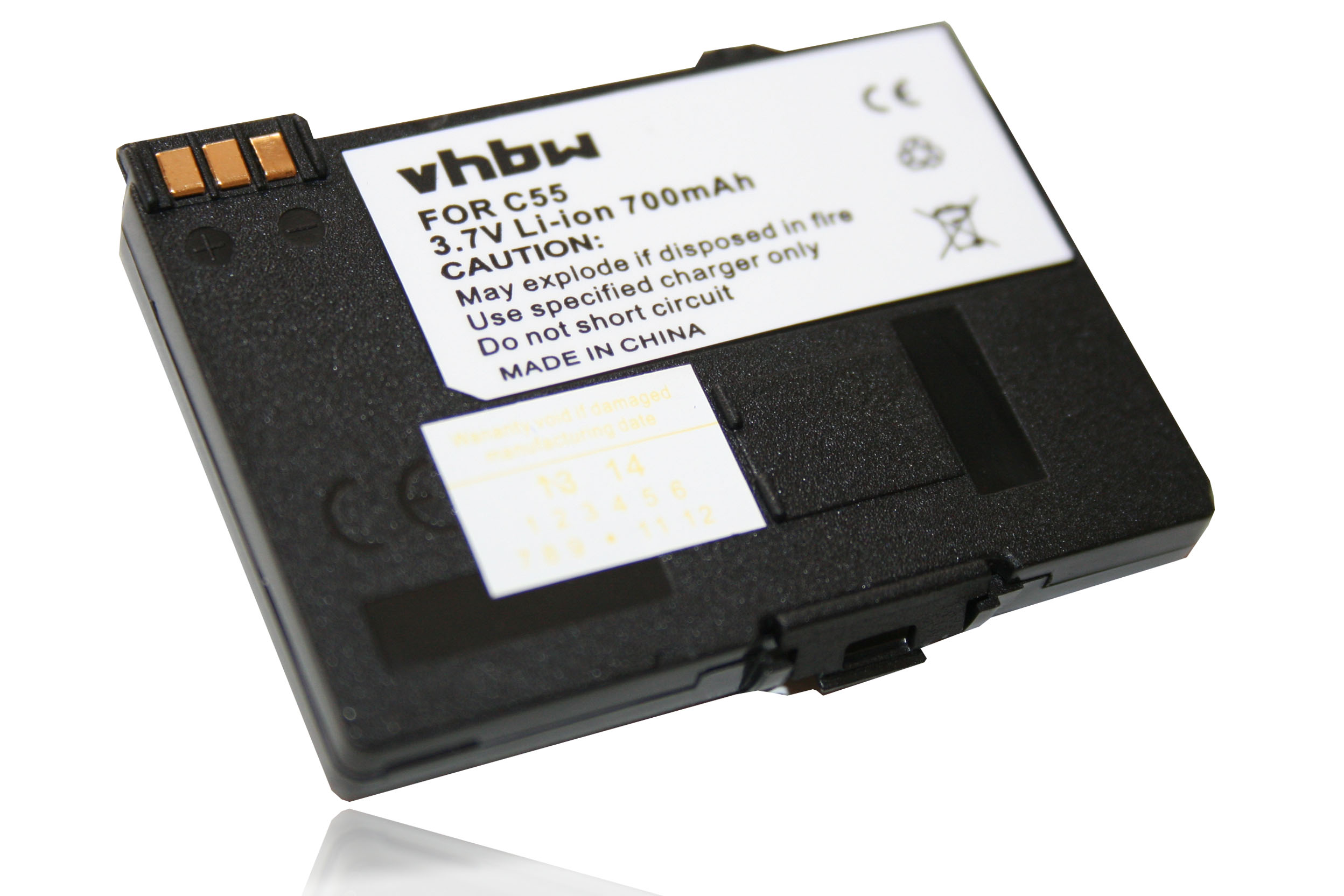 vhbw Akku 700mAh, geeignet für Handy, Festnetz, Telefon Siemens Gigaset C55, SL3, SL3 Professional, SL37, SL375, SL560, SL740, SL745