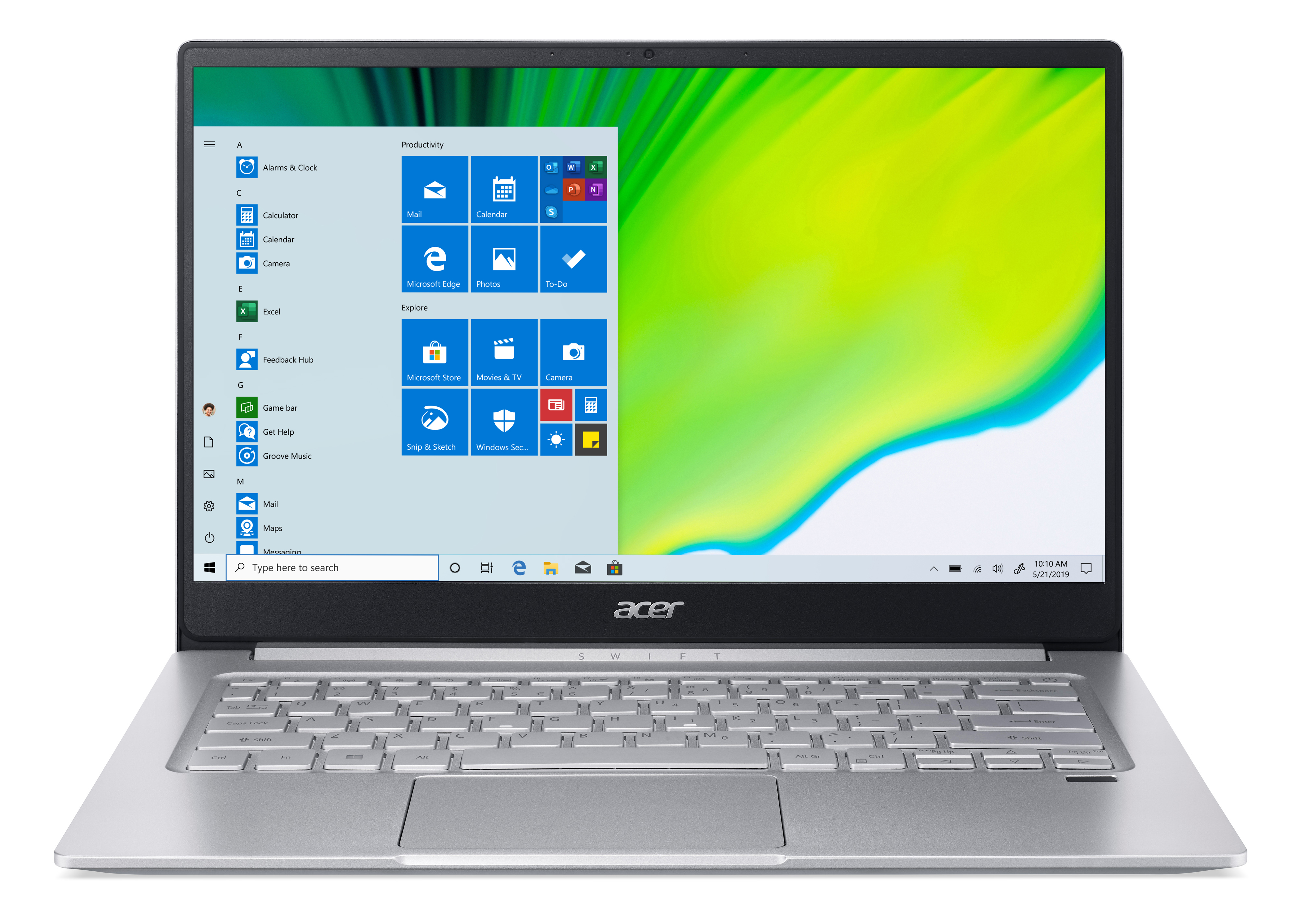Acer Swift 3 (SF314-42-R3V9) - Laptop 14 Zoll (35,6 cm) Full HD, AMD Ryzen 5 4500U, 8GB RAM, 1000GB SSD, Windows 10 Home 64-bit (NX.HSEEV.00A)