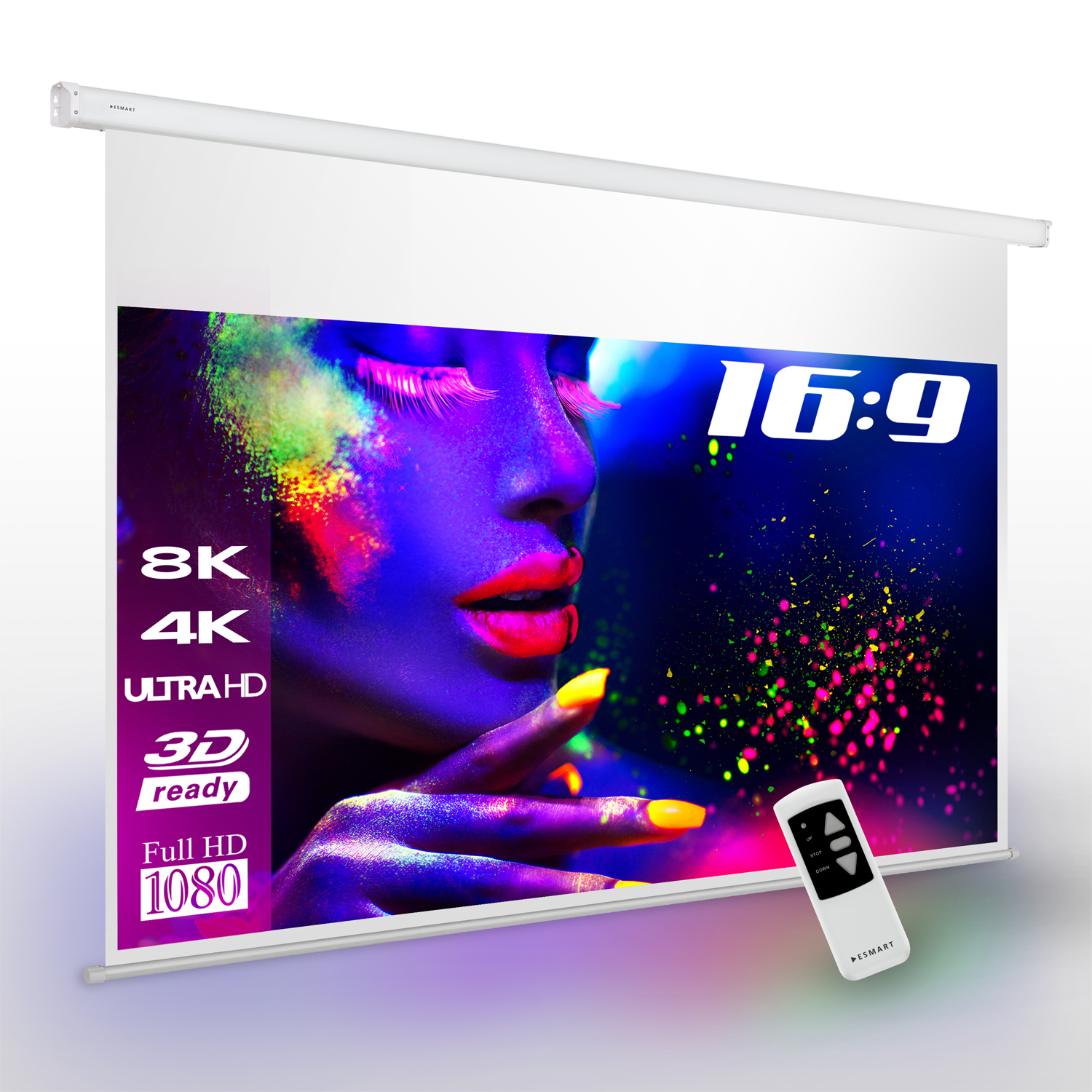 ESMART Professional MIMOTO Akustik-Motor Leinwand 266 x 149 cm (120'') 16:9