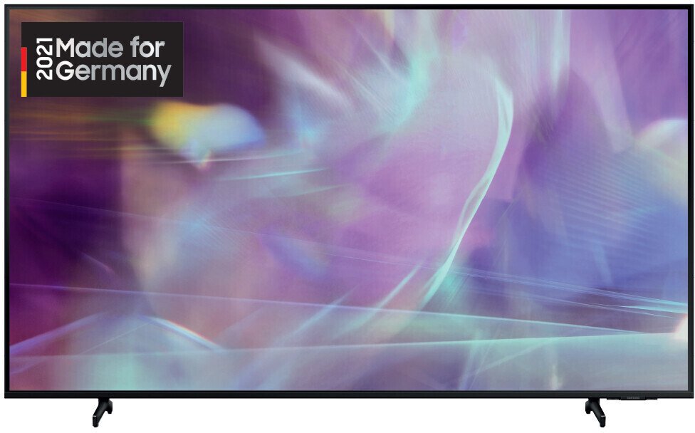 Samsung GQ50Q60AAU 125 cm (50 Zoll) QLED Smart TV (Ultra HD, HDR, Edge LED) HD-Triple-Tuner (Sat, Antenne, Kabel) Modelljahr 2021 Energieklasse G (DE-Modell)
