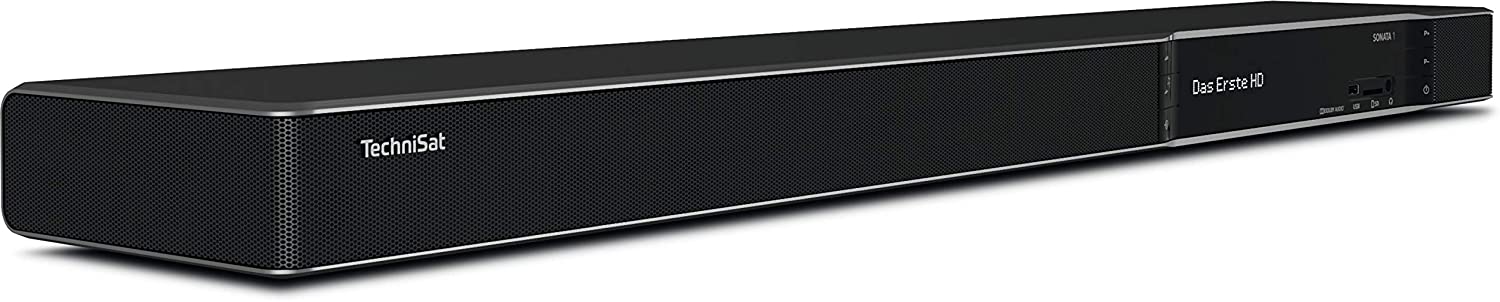 TechniSat SONATA 1 Soundbar ohne Subwoofer, kabelgebunden, geeignet für TV, schwarz
