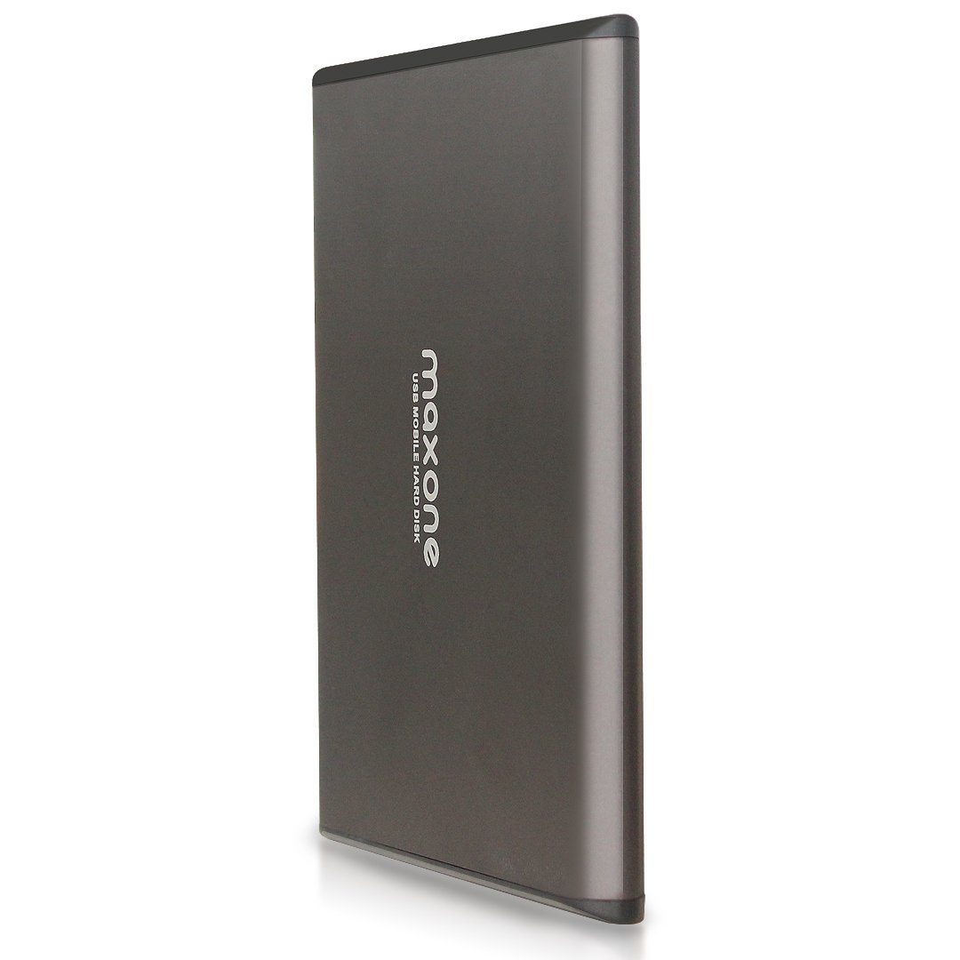 Maxone 6,3 cm /2.5 Zoll Tragbare externe Festplatte schwarz USB 3.0 (1TB, Charcoal)