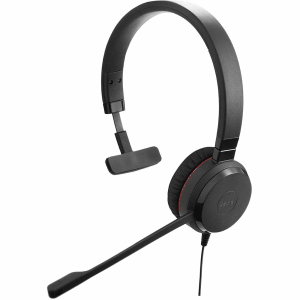 Jabra Evolve 30 II Mono - Headset mit 3,5mm-Klinkenstecker, ohne USB-Controller und Reiseetui
