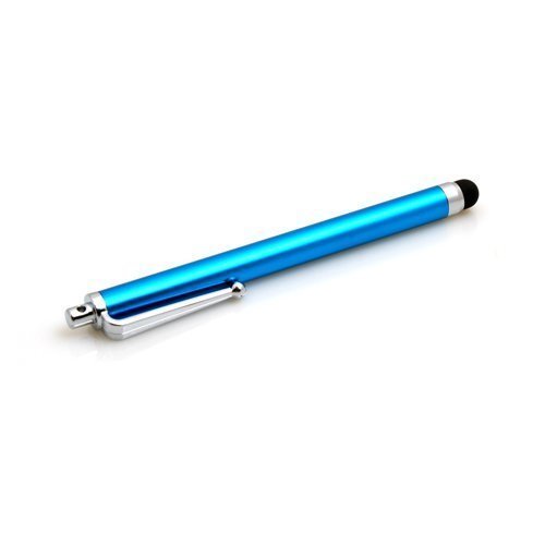 System-S Stylus Stift Touch Pen Eingabestift Blau für Smartphone, Tablet, PC, PDA, Touchscreen Handy