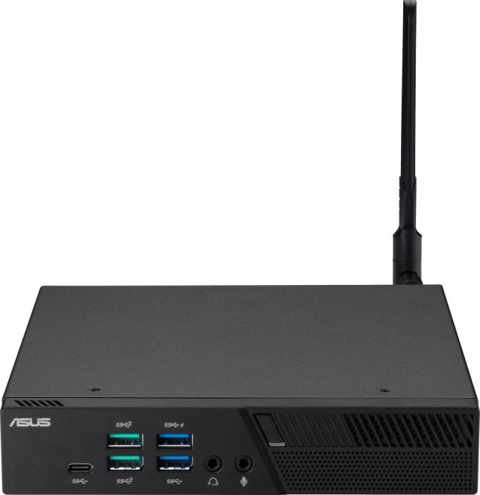 Asus PB60-B3117ZD Mini Desktop PC (Intel Core i3-8100T, 4GB DDR4 RAM, 128GB M.2 SATA SSD, Windows 10 Pro) schwarz