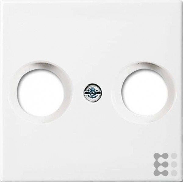 TV Abdeckung 2-Fach Balance SI alpinweiß 2531-914