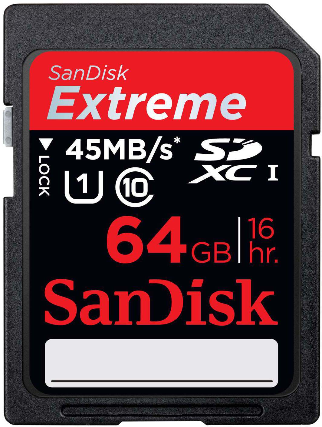 Sandisk 64GB Extreme SDXC (SDSDXS-064G-X46)