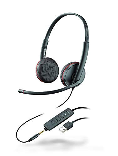 Plantronics Stereo-USB-Headset 'Blackwire C3220', Schwarz