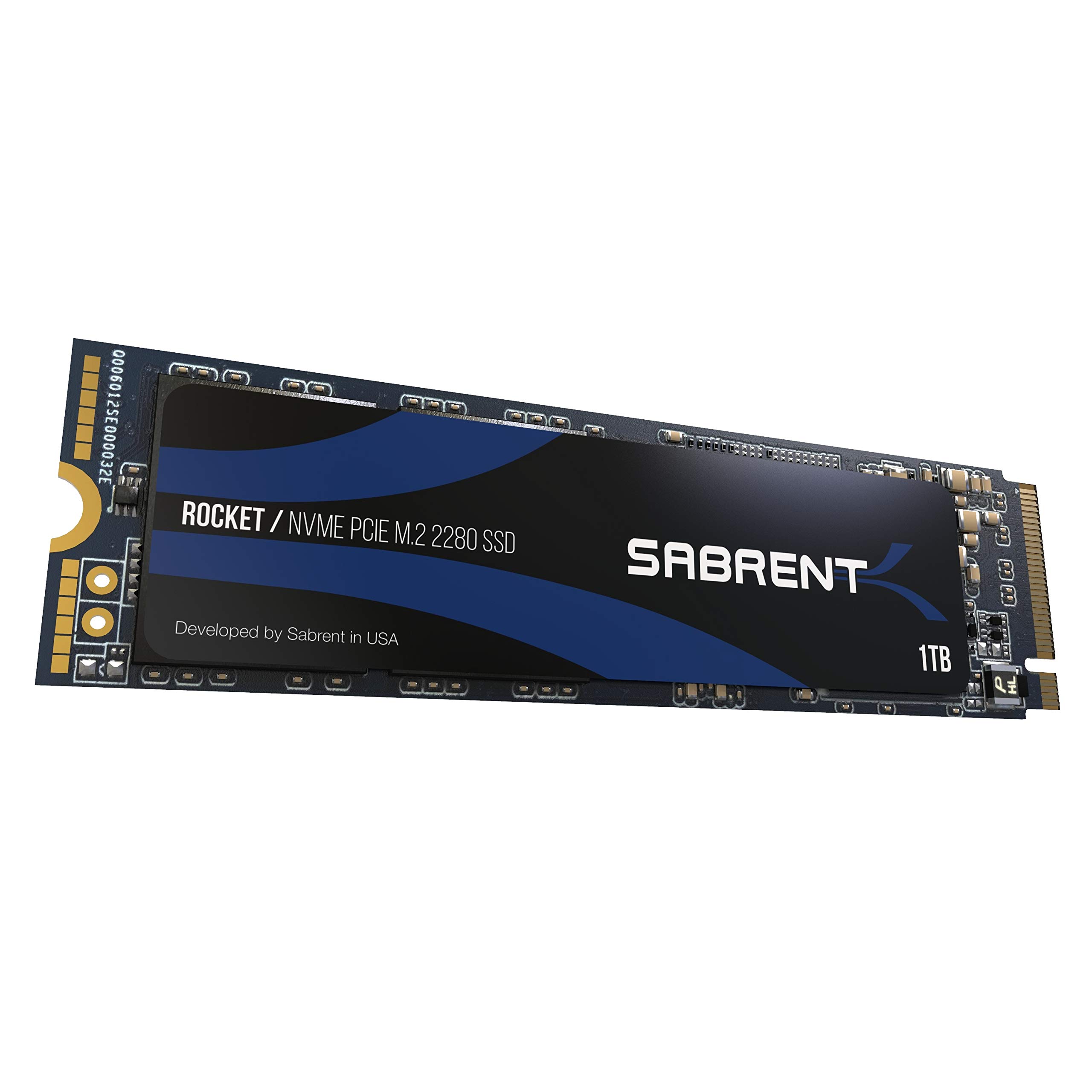 Sabrent 1 TB Rocket NVMe PCIe M.2 2280 SSD Hochleistungs-Solid-State-Laufwerk (SB-ROCKET-1TB)