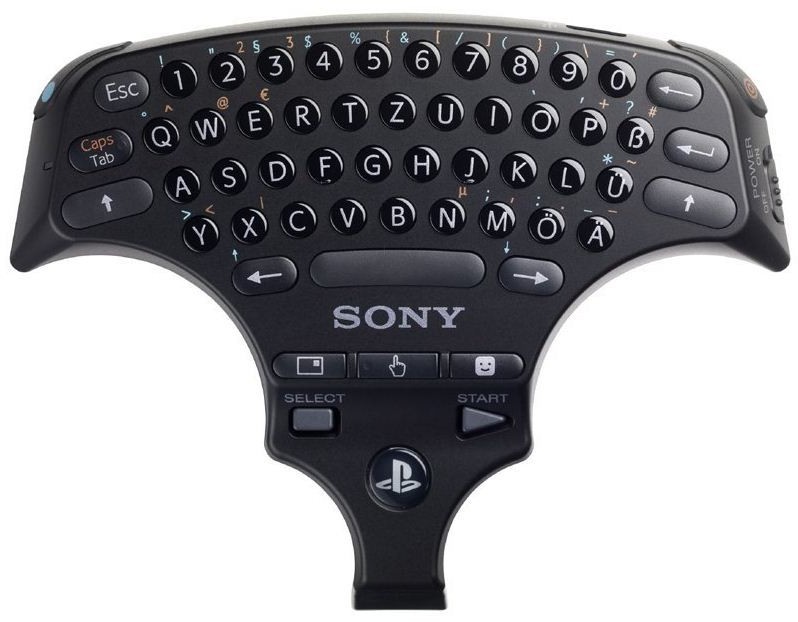 Sony Wireless-Tastatur-Pad Schwarz (9762553) (PS3)