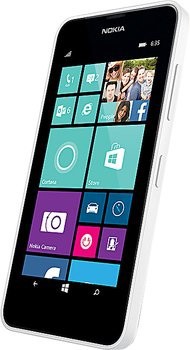 Nokia Lumia 635 Smartphone IPS-Display, 8GB interner Speicher, 0,51GB RAM, Windows, Weiß