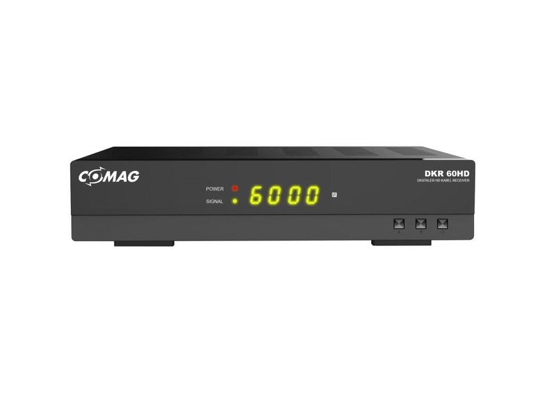 Comag DKR 60 HD digitaler Full HD Kabel-Receiver PVR Ready, HDTV, DVB-C, Time Shift-Funktion, HDMI, SCART, USB 2,0, schwarz