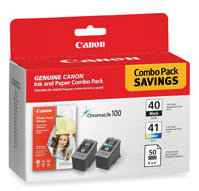 Canon PG40, CL41 Schwarz Tintenpatrone (0615B036)