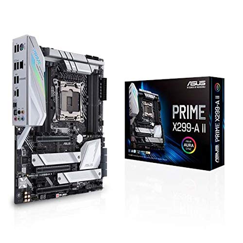 ASUS Prime X299-A II - ATX, Intel X299, LGA 2066 (Sockel R4), Quad-channel DDR4-SDRAM (90MB11F0-M0EAY0)