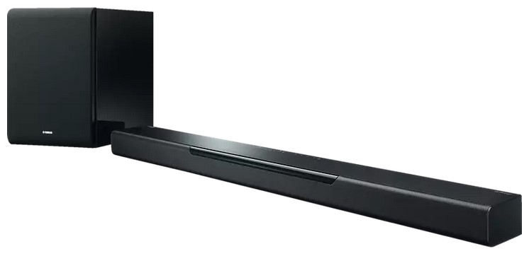 Yamaha MusicCast BAR 40 Soundbar mit Subwoofer, kabellos/kabelgebunden, geeignet für TV, schwarz (2018)
