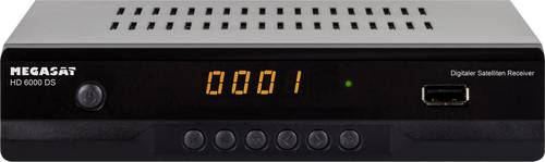 Megasat HD 6000 DS DVB-S/S2, HDMI, EPG, schwarz