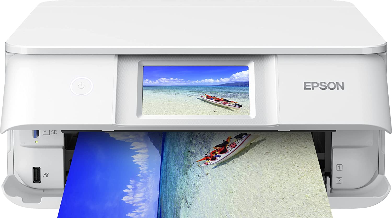 Epson Expression Photo XP-8605 (3-in-1) Multifunktionsdrucker - (Tintenstrahl) Farbe, Druckgeschwindigkeit: 9,5 s/w, 9 Farbe, Auflösung: 5760 x 1440, 1x USB 2.0 (Host), WLAN, AirPrint, Mobile Print, Wi-Fi Direct, Cloud Print (C11CH47403)