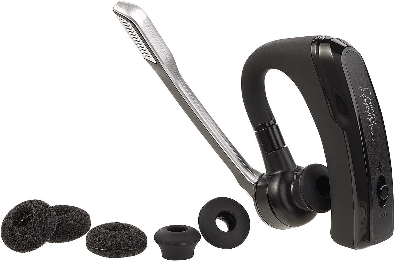 Callstel PX-2291 Headset Handy, Profi-Headset mit Bluetooth 4.1, HD-Mikrofon und Rauschunterdrückung, Telefon Headset, Bluetooth-Headset, monoaural, schwarz
