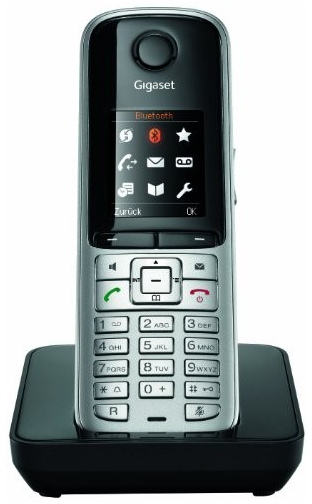 Gigaset S810H zusätzliches Mobilteil Analog-Telefon schwarz/silber