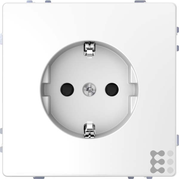 Merten Steckdose SCHUKO Lotosweiss System Design, 73x73x40mm
