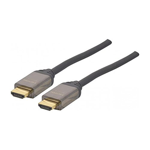 HDMI PREMIUM Highspeed Kabel mit Ethernet, High Qualitiy, HDMI St. A / St. A,, 5,0 m Hochwertiges Anschlusskabel zur Übertragung von digitalen Monitor- und TV-Signalen (127699)