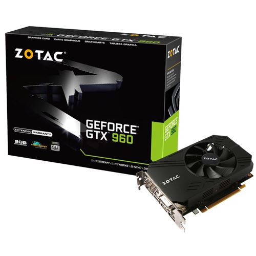 Zotac GeForce GTX 960 ITX Compact, 2GB GDDR5 (ZT-90310-10M)
