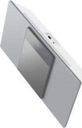 Panasonic SC-HC412EG-K HiFi-Anlage Micro Kompakt Multisorgent, CD, Bluetooth, FM Radio, DAB+, AUX-IN Autoplay, USB, Space Tune, LincsD-Amp, hohe Klangqualität, Wandmontage Unica silber