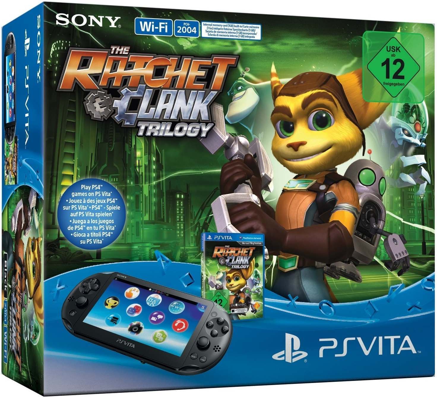 Sony PlayStation Vita Slim Wi-Fi + Ratchet & Clank Trilogy