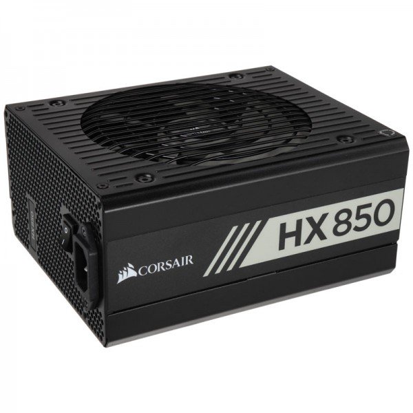 Corsair HX850 PC-Netzteil (Voll-Modulares Kabelmanagement, 80 Plus Platinum, 850 Watt, EU)