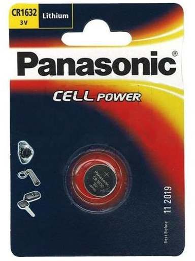 Panasonic CR1632 Lithium Knopfzellen Batterie