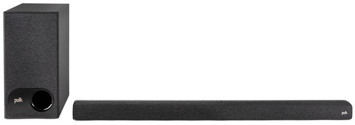 Polk Audio Signa S3 2.1 Soundbar mit Subwoofer, kabellos/kabelgebunden, geeignet für TV, schwarz 
