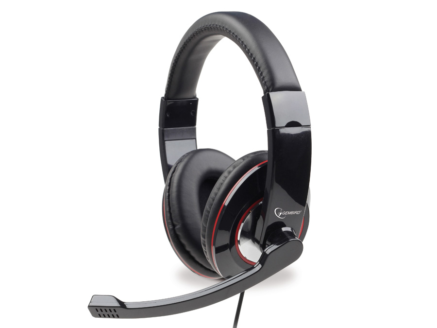 Gembird MHS-001 Stereo Headset glänzend schwarz