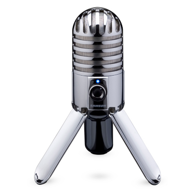 Samson Meteor USB Microphone - Chrome