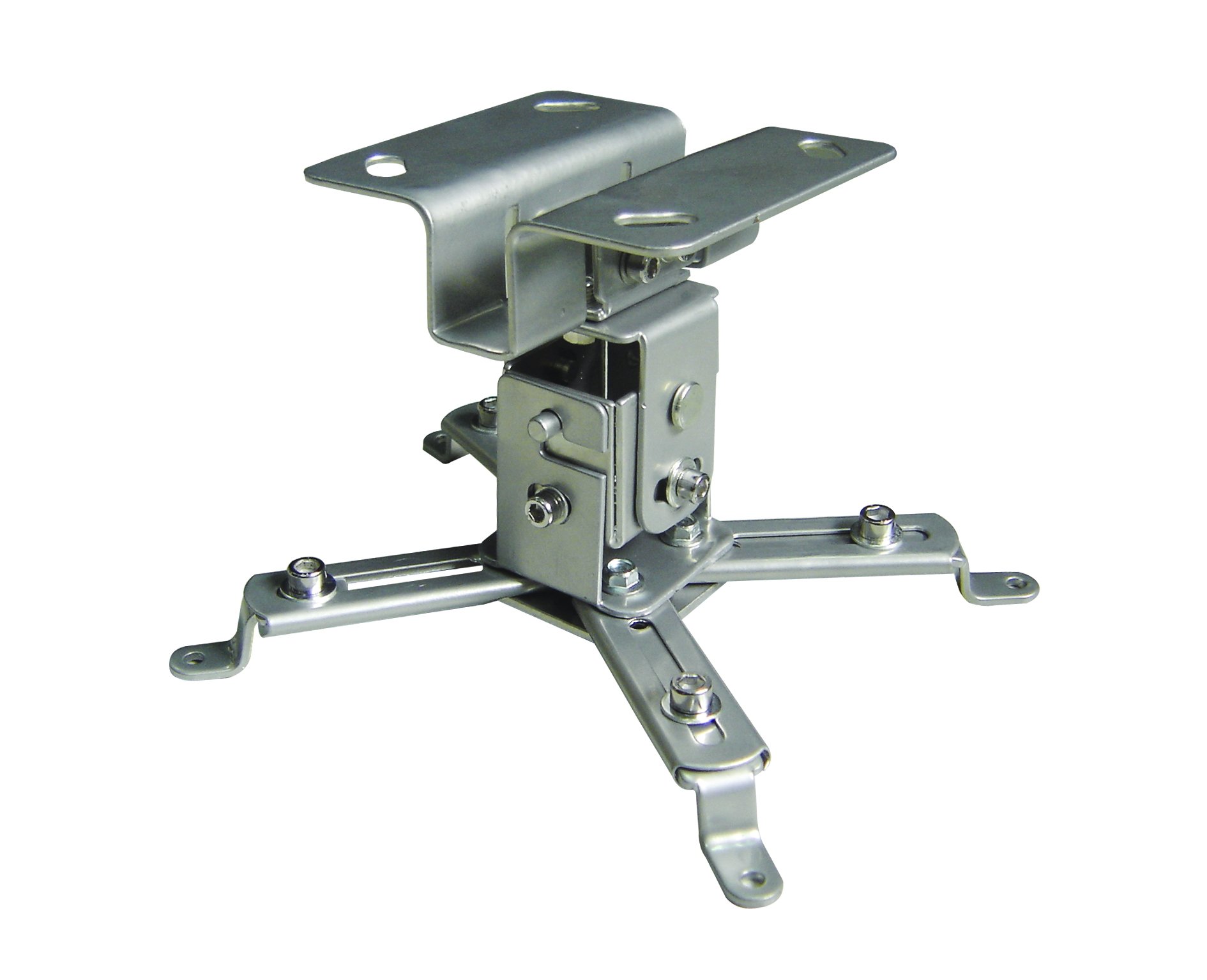 G&BL Deckenhalterung für Beamer-Projektoren drehbar-neigbar Silber