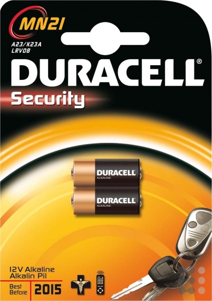 Duracell Specialty Alkaline MN21 Batterie 12 V, 2er-Packung (A23 - 23A -  V23GA - LRV08 - 8LR932) entwickelt für die Verwendung in Fernbedienungen,  Funktürglocken und Sicherheitssystemen: Tests, Infos & Preisvergleich