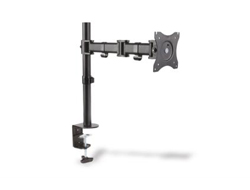 DIGITUS Monitor-Halterung - Tischklemme - 1 Monitor - Bis 27 Zoll - Bis 1x 8 kg - VESA 75x75, 100x100 - Schwarz