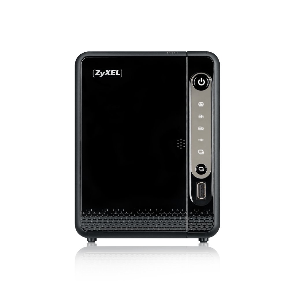 Zyxel Privater Cloud Speicher/Storage [2-Bay NAS] für zuhause - 1,3GHz Prozessor (JBOD, RAID 1)[NAS326]