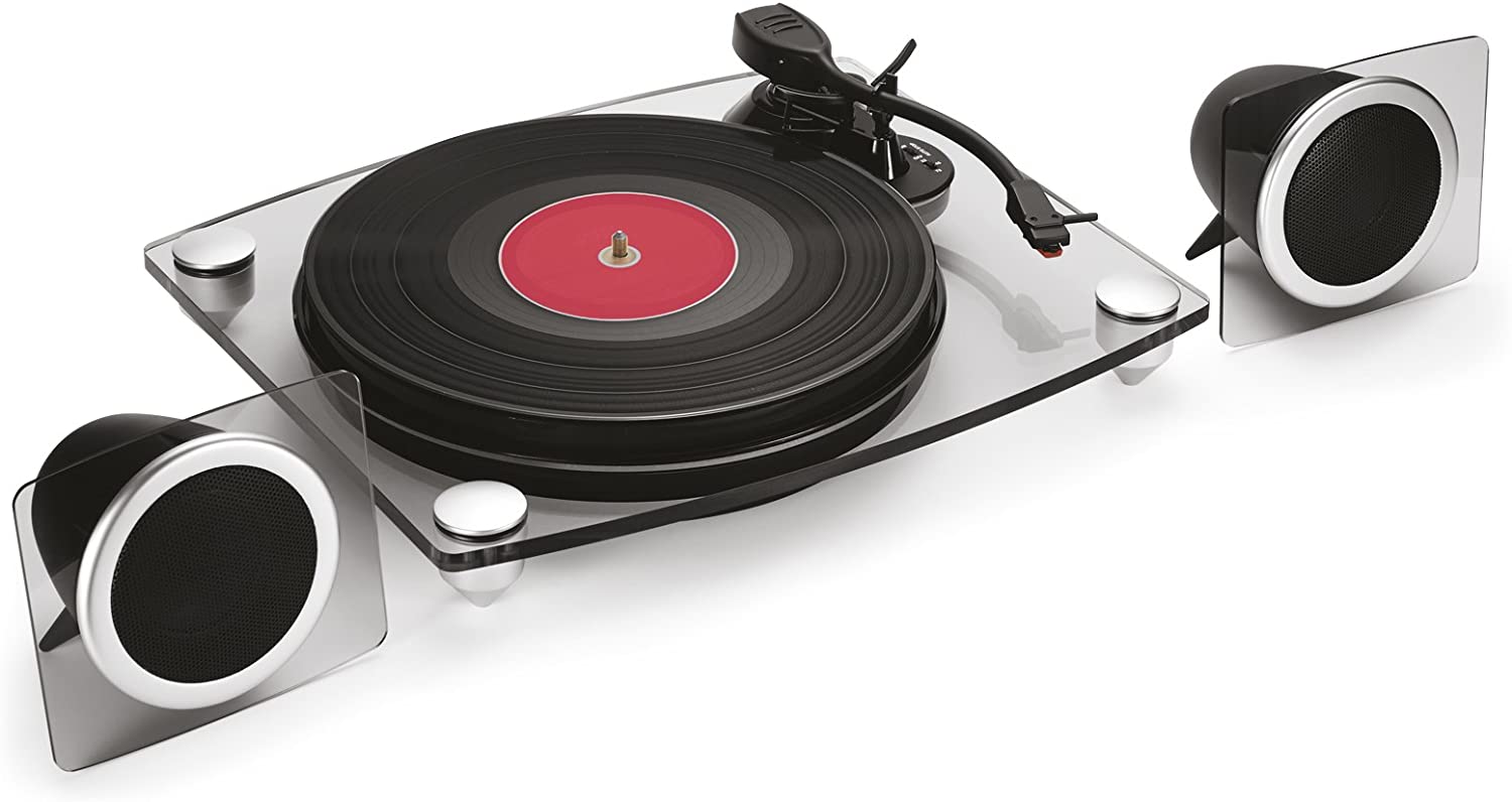 Bigben Interactive TD115NSPS Plattenspieler Schwarz, Transparent