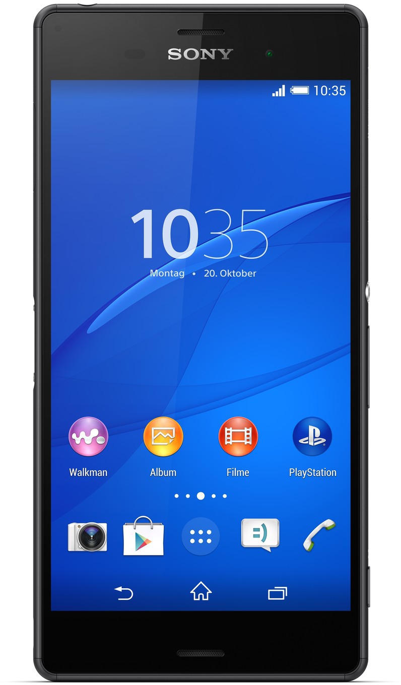 Sony Xperia Z3 Smartphone 13,21cm Pixel (5,2 Zoll) IPS-Display, 16GB interner Speicher, 3GB RAM, Android, Schwarz