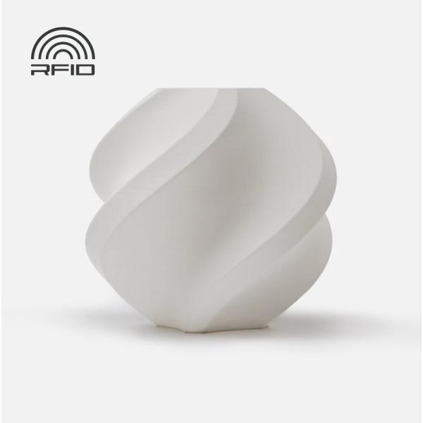 Bambu Lab PLA Matte - Ivory White, 3D Filament, 1.75 mm, 1000 g, umweltfreundliches Design, Weiss