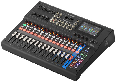 Yamaha MGX16 BK, 16-Kanal Digitalmischpult mit integriertem DSP, USB-Audiointerface und Bluetooth 5.0, schwarz
