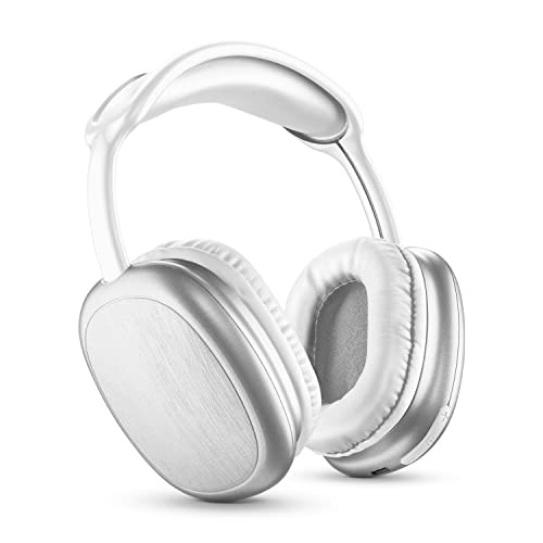 Music Sound | Bluetooth-Kopfhörer MAXI2 | Kopfhörer Around Ear Bluetooth 5.0 - Play Time 22h - Charging 1,5h - Integriertes Mikrofon - Bedienelemente am Pavillon und verstellbarem Kopfband, Weiße
