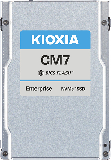 Kioxia CM7-R, 2.5" externe SSD-Festplatte mit 1920 GB, 14000 MB/s Lesegeschwindigkeit, PCI-Express NVMe